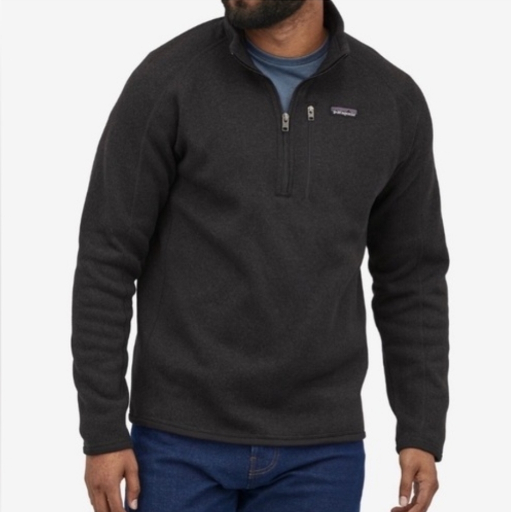 Patagonia Men's Better Sweater Fleece Jacket Full Zip‎ Black size Large like new
